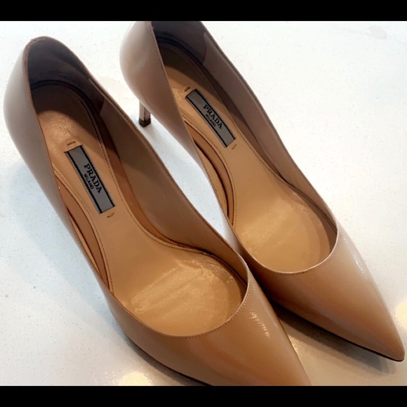 Prada Cream Pumps. 85mm. Excellent condition. - Picture 3 of 7